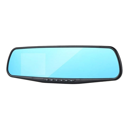 1080P HD Rearview Mirror Dash Cam w/Dual Cameras